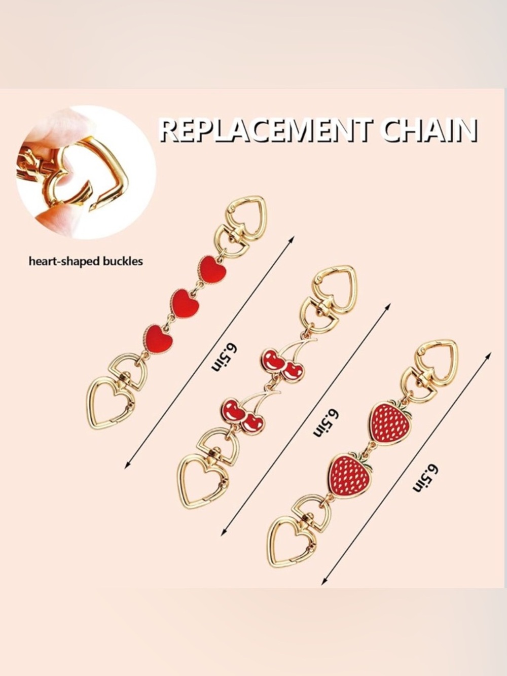 Bag extender chains - Picture 3 of 6